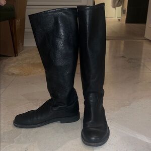 Beautiful Roots Black Knee High Riding Boots Sz 8.5